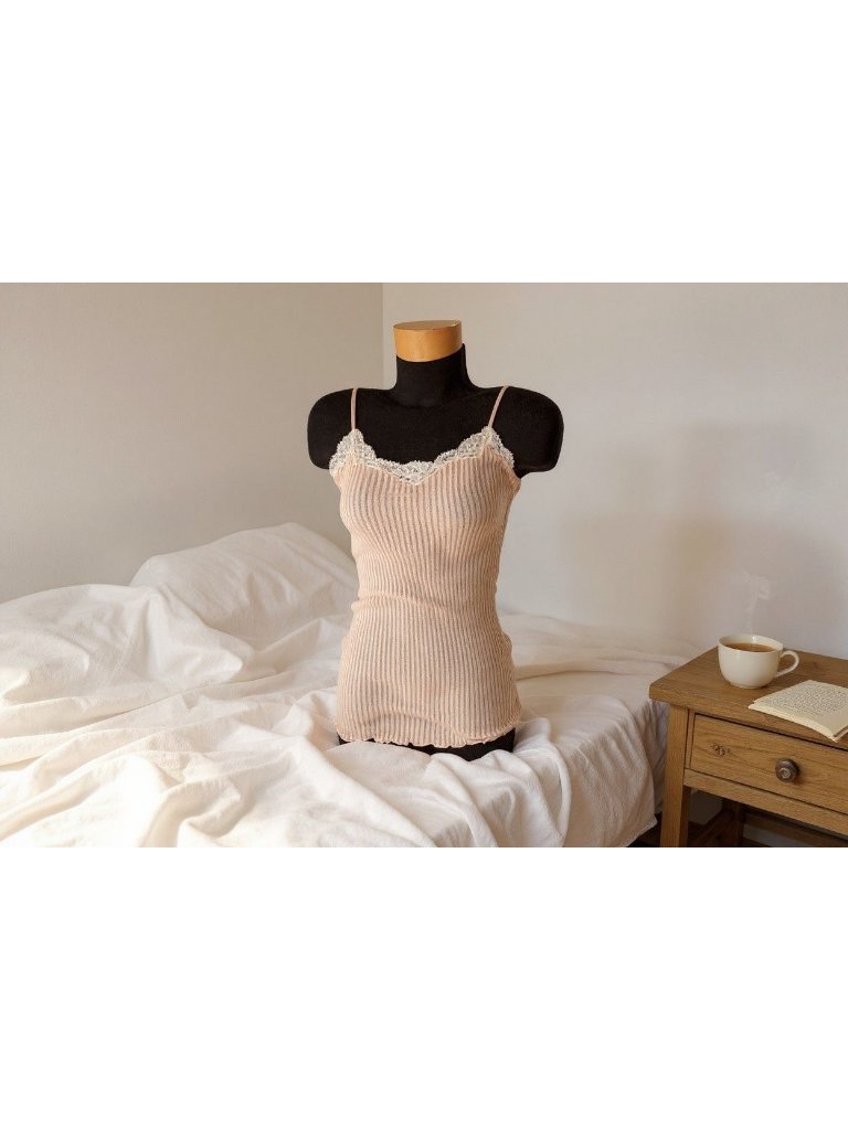 Zimmerli - Maude Priv Spaghetti Top -Color Blush Xl New With Tags!